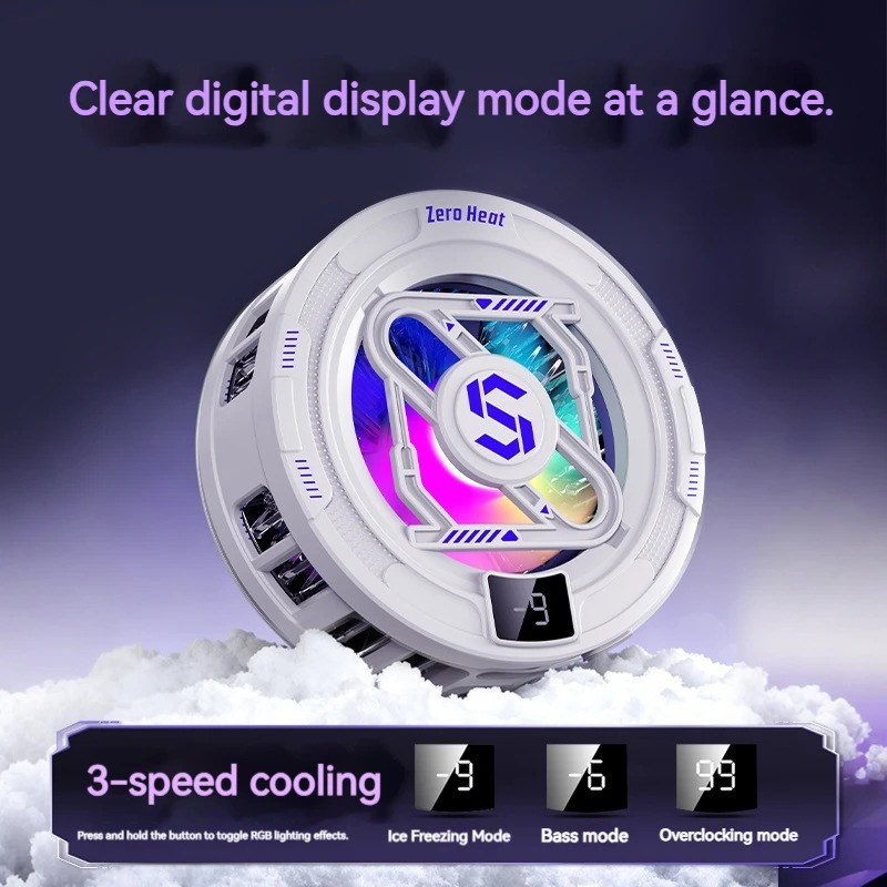 Photography Lighting Game - K52 AI Mobil Soğutucu Manyetik Arka
