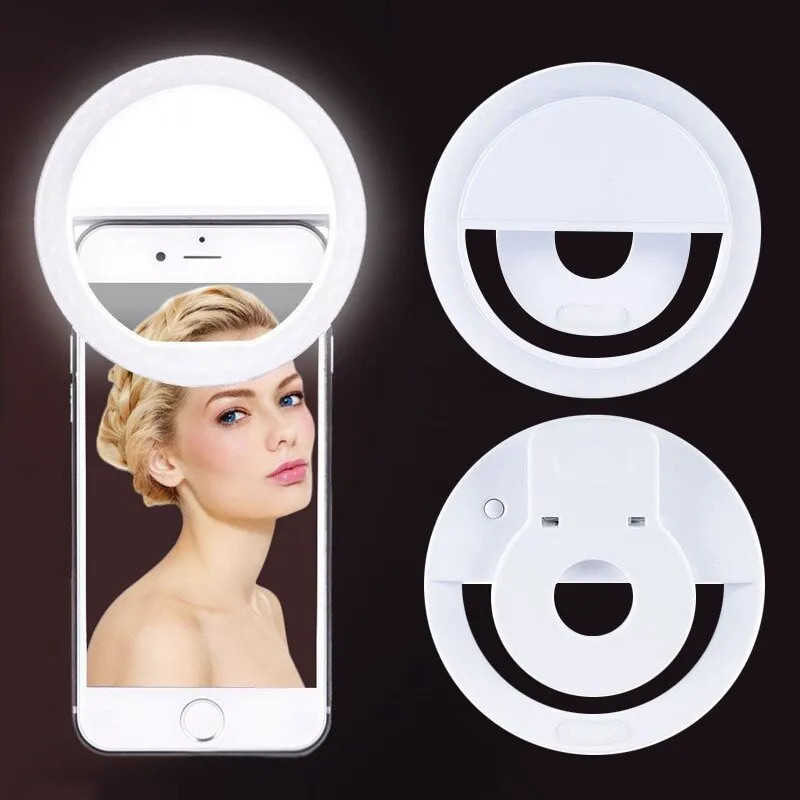 Photography Lighting Game - USB şarj edilebilir LED Selfie halka