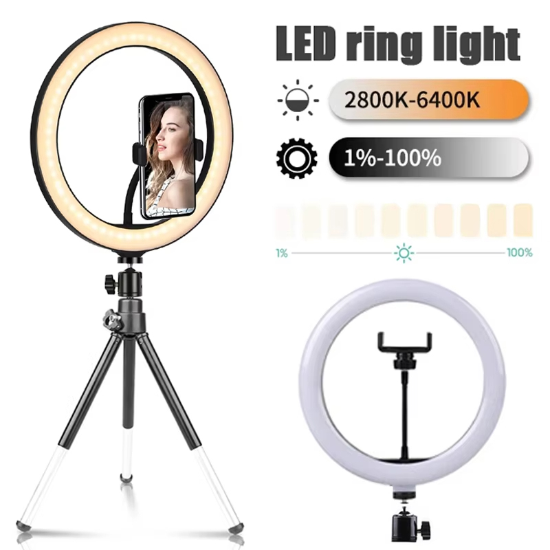 Photography Lighting Description - 10 inç Selfie Halka Işık Fotoğrafçılık