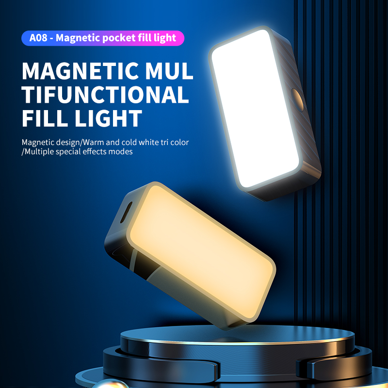 Photography Lighting Description - Manyetik Taşınabilir Mini Selfie Dolgu Işığı