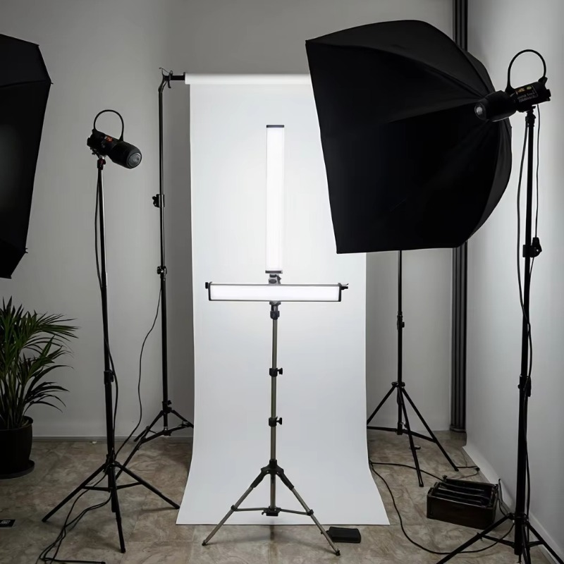 Photography Lighting Kit Portable - 80W LED Taşınabilir El Tipi Işık