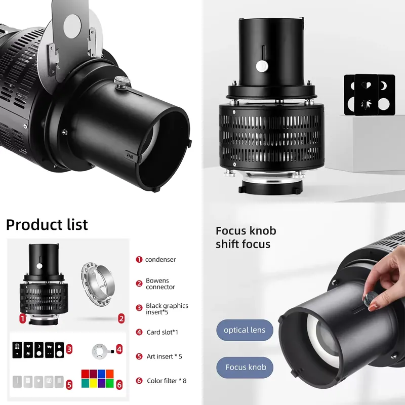 Photography Lighting Brands - Bowens Mount Video Optik Snoot Fotoğrafçılık