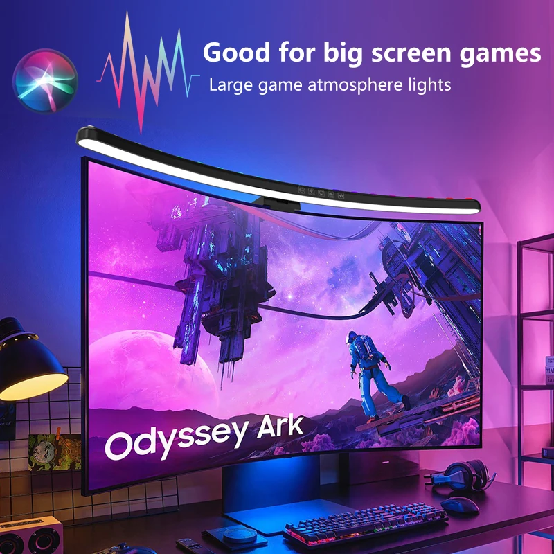 Photography Lighting Game - Bilgisayar Monitörü Işık Çubuğu RGB Müzik
