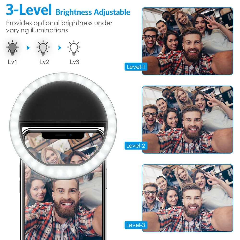 USB şarj edilebilir LED Selfie - Photography Lighting Game incelemesi ve fiyatı