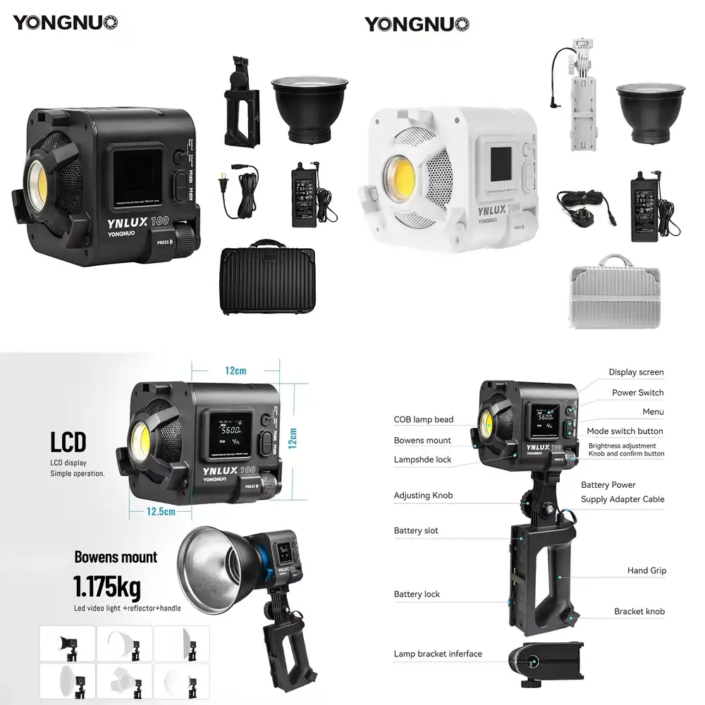 YONGNUO YNLUX100 100W 3200K-56 - Photography Lighting Handheld incelemesi ve fiyatı
