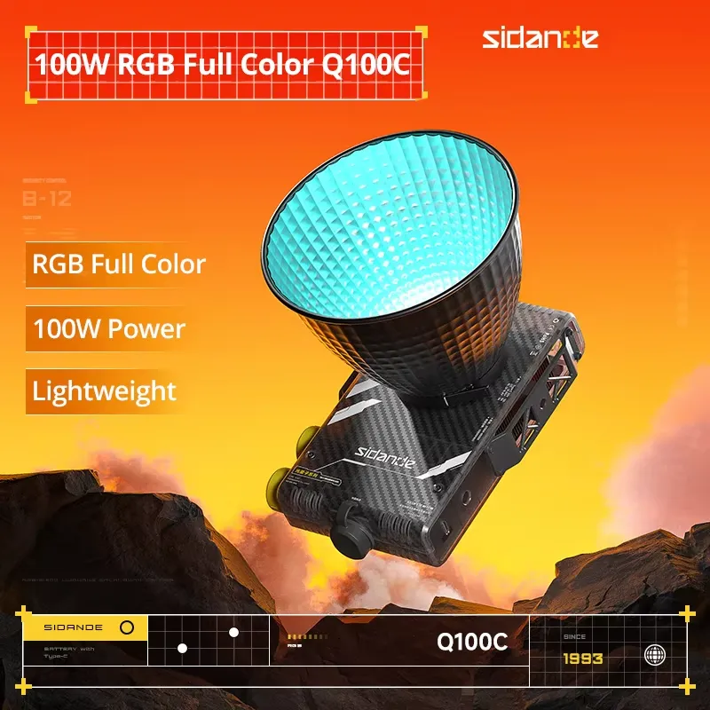 Sidande Q100C Q100Lite Optik 1 - Photography Lighting Brands incelemesi ve fiyatı