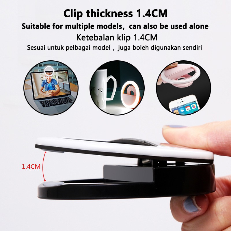 LED Selfie halka ışık 3 seviye - Photography Lighting Game incelemesi ve fiyatı