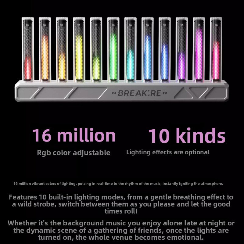 Müzik Spektrum Işıkları Nixie  - Photography Lighting Game incelemesi ve fiyatı