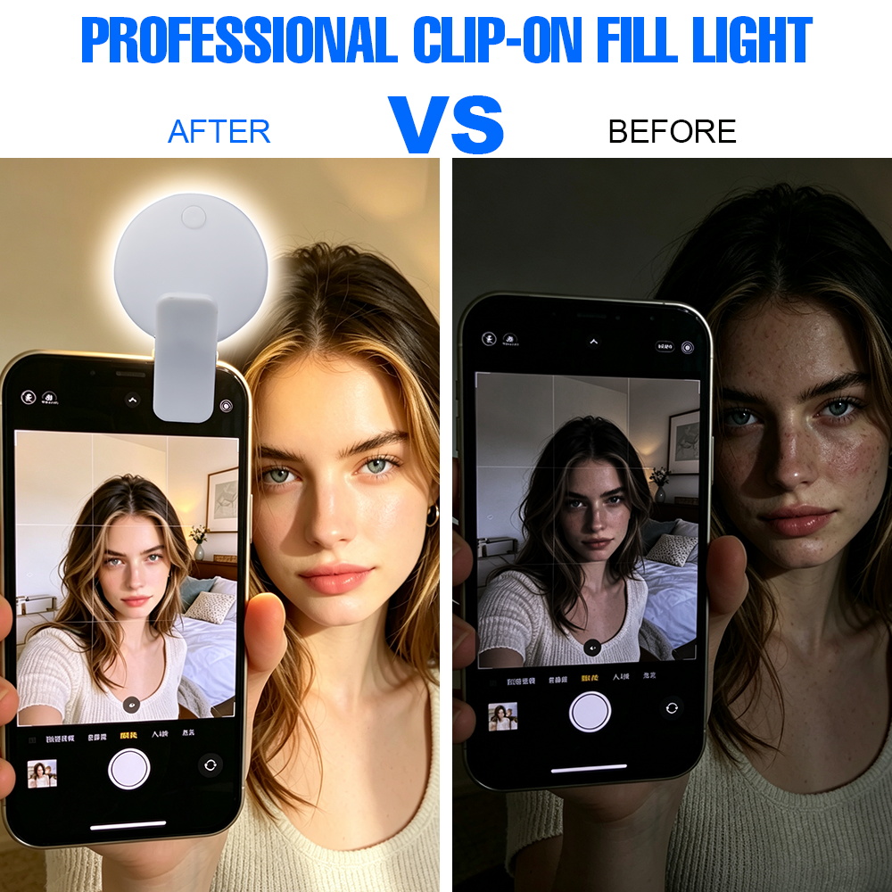Klipsli LED Selfie Dolgu Işığı - Photography Lighting Game incelemesi ve fiyatı