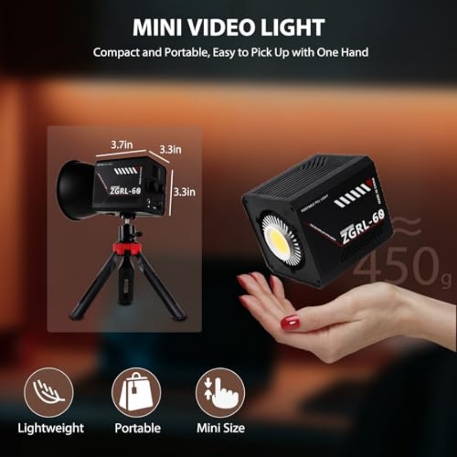 60W COB LED Video Işığı, 8000  - Photography Lighting Handheld incelemesi ve fiyatı