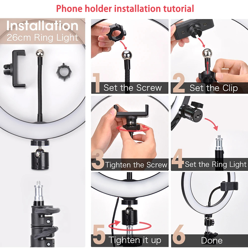 Video Işığı 16/26/33cm Selfie  - Photography Lighting Description incelemesi ve fiyatı
