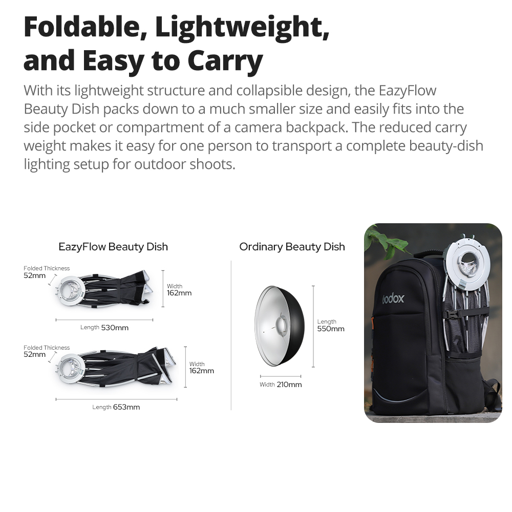 Yeni Godox EazyFlow Beauty Dis - Photography Lighting Meter incelemesi ve fiyatı