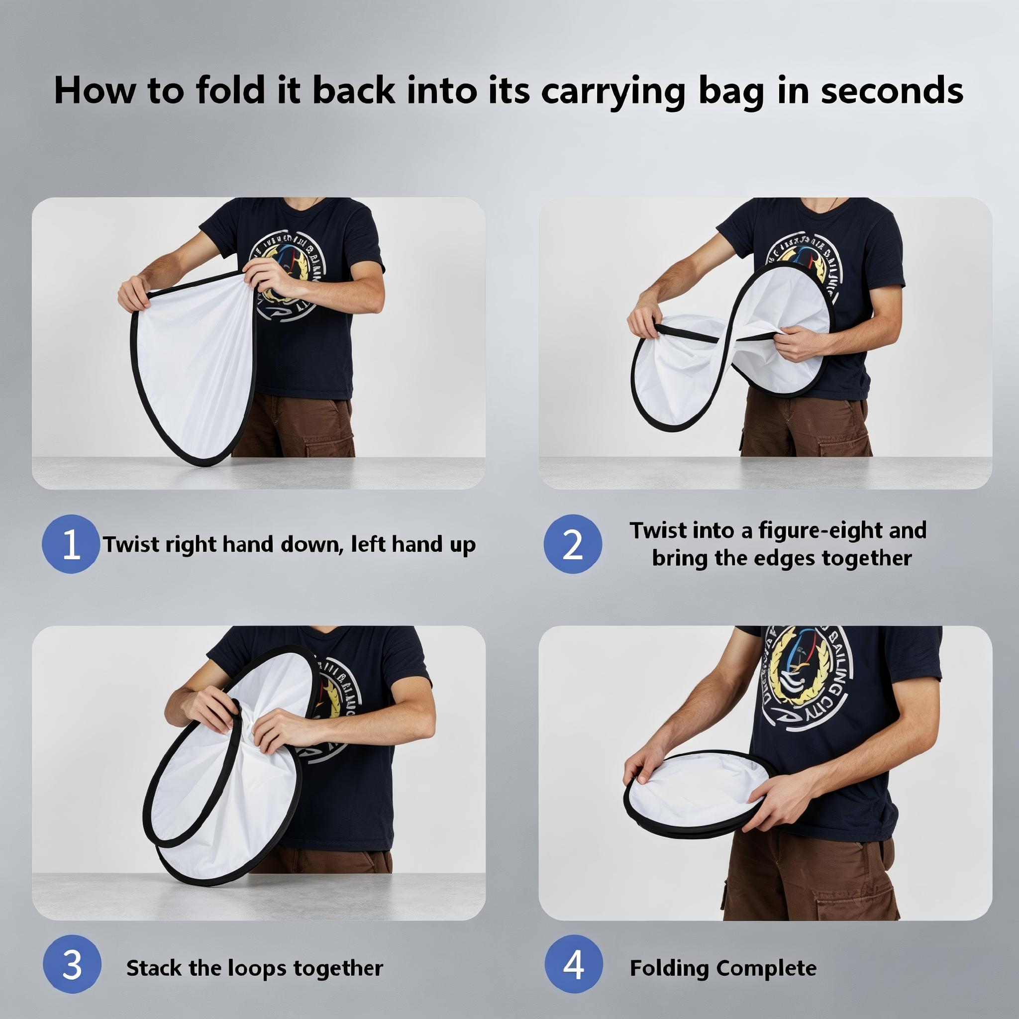 Fotoğraf Reflektörü 2'si 1 Ara - Photography Lighting Kit Portable incelemesi ve fiyatı